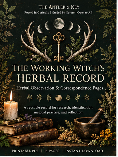 The Working Witch's Herbal Record